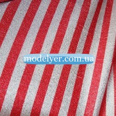 Ткань Трикотаж люрекс полоска